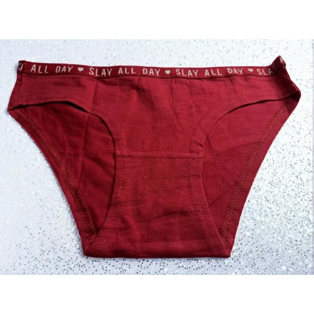 New Bikini Brief Red Slay All Day Small Panties Underwear NWOT